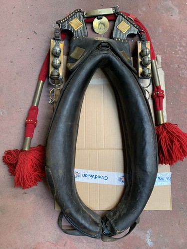 Collare cavallo legno metallo - collare,