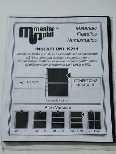 Fogli inserti tasche x - fogli,
