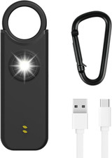 Allarme Personale, Allarme Antiaggressione Da Donna, 135Db Alarm Ricaricabile Si