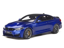 Rarissimo modellino scala 1/18 BMW M4 CS F82 2018 San Marino Blue GT Spirit GT059