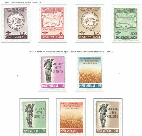 Vaticano 1962 annata completa - vaticano,