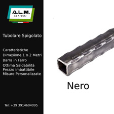 TUBO QUADRO SPIGOLATO IN FERRO
