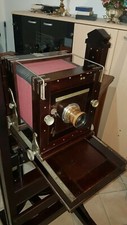 FOTOCAMERA IN LEGNO DI MOGANO PEZZO DA MUSEO - PERFETTE CONDIZIONI EPOCA 1890 