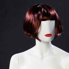 PARRUCCA DONNA CASCHETTO ROSSO