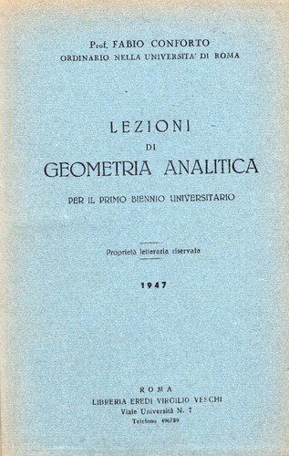 Lezioni geometria analitica - di,