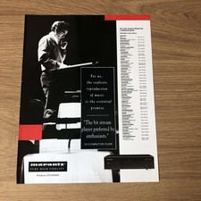 GRAM76 MAGAZINE ADVERT 11X8 MARANTZ CD 72 COMPACT DISC PLAYER