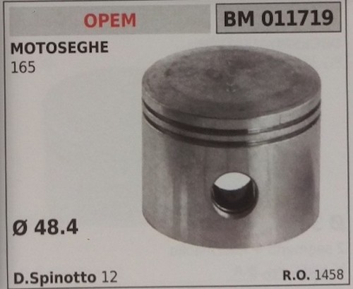 1458 pistone completo segmenti - pistone,