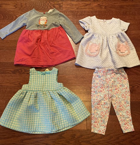 Lotto vestito gufo - 4, bambina