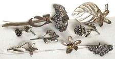 LOTTO ARGENTO FIORI 8 PEZZI