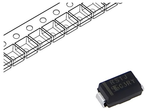 Diodo rs1j raddrizzatore - 5,