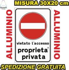 CARTELLO PROPRIETA PRIVATA