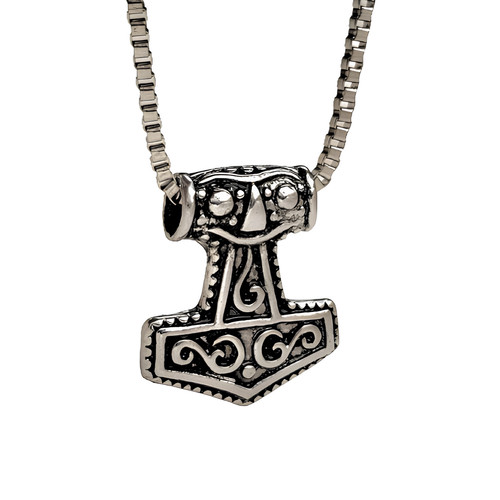 Collana con ciondolo martello