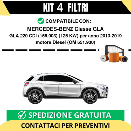 Kit filtri risparmio - risparmio, per