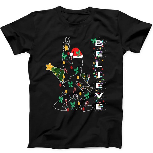 Maglietta nera christmas - maglietta,