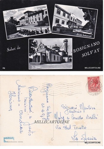 Rosignano solvay saluti da - solvay:,
