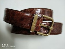 Cintura Uomo Vero Coccodrillo marrone Gianfranco Ferrè