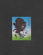 Weah (Milan). Figurina lenticolare - Yoga "Vota il Campione.