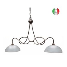 Lampadario ferro battuto