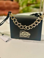 LOVE MOSCHINO Black Purse Gold
