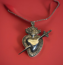 Sacro cuore collana pendolo