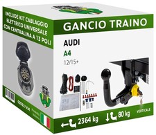 Gancio verticale estraibile - gancio,
