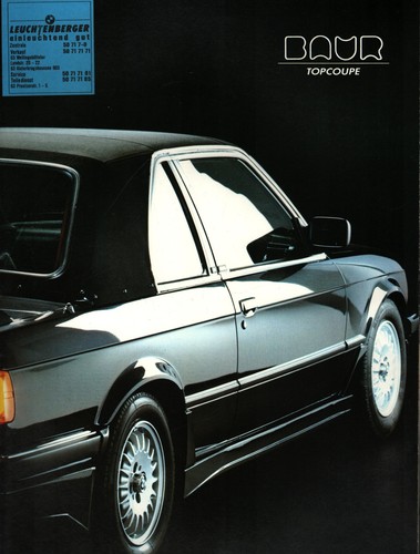 Brochure tuning baur bmw - brochure,
