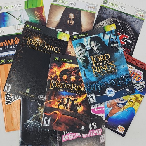 Ps2 xbox 360 manuals - ps2/xbox,