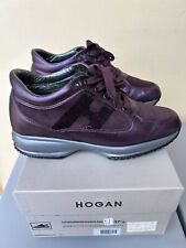 HOGAN INTERACTIVE - DONNA - CAMOSCIO E PELLE - VIOLA - COME NUOVE