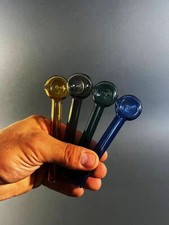 1PCS Cucchiaio Pipa Vetro Fumo