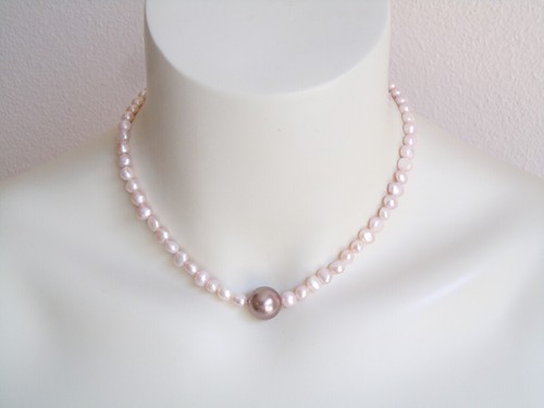 Collana perle rosa - di,