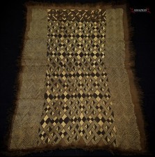 Vecchia eccezionale rafia cubana - BUSHOONG - velluto Kasai - Repubblica Democratica del Congo