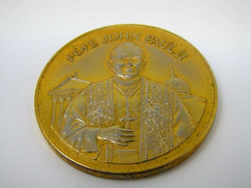 Moneta medaglia papa giovanni - papa,