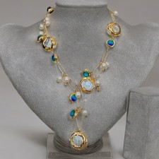 Collana di perle barocche di