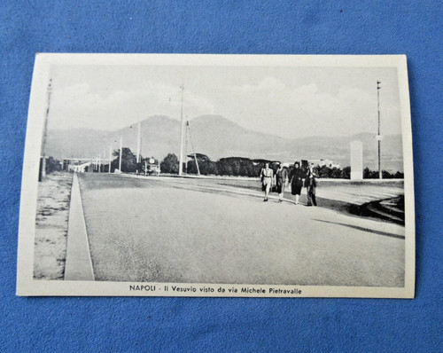 Cartolina napoli vesuvio - cartolina,