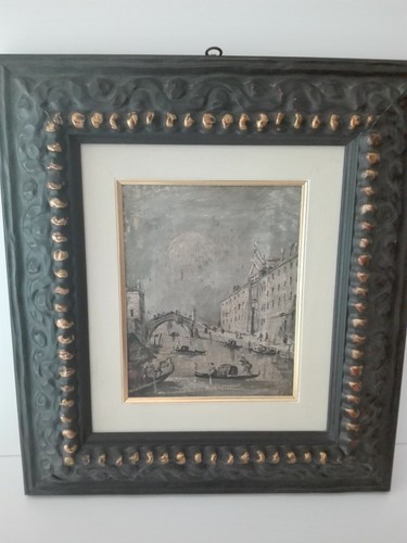 Vecchio dipinto olio - , su