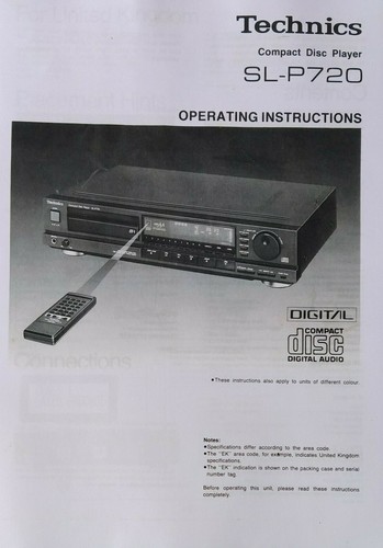 Technics p720 lettore cd - lettore,