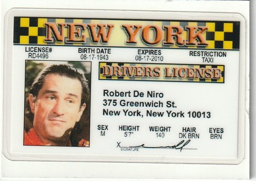 Taxi driver robert niro - ny,