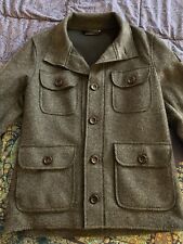 Giacca Misto Lana Tec Loden Uomo Grigio con bottoni Tg M, Kalibro Made In Italy