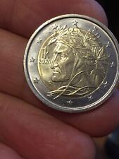 2 EURO DANTE ALIGHIERI  ANNO 2020 - REPUBBLICA ITALIANA  -Circolata-