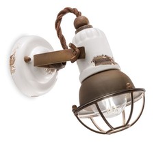 Applique ceramica metallo E14