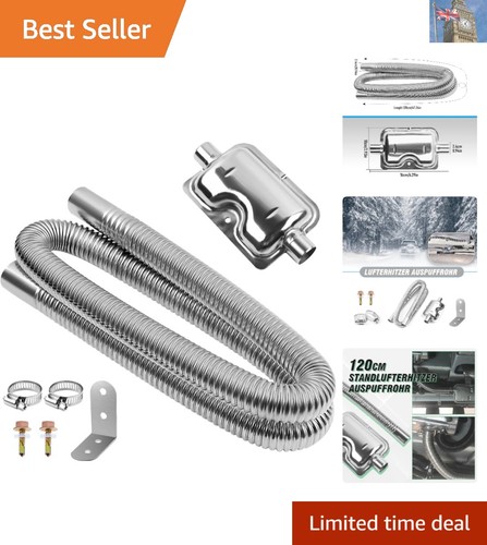 Versatile 120cm exhaust hose - exhaust,