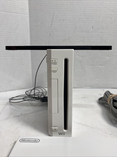 Nintendo wii white - with, wires