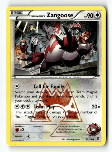 Pokemon card team magma - card,