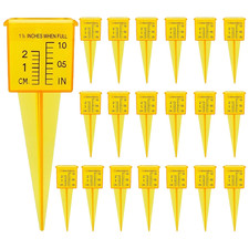 20 Pezzi Pluviometro Da Giardino per Monitoraggio Delle Precipitazioni, Pluviome