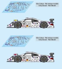 Decals Porsche 911 GT1 98 Le