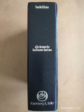 Badellino DIZIONARIO ITALIANO LATINO Rosenberg Sellier 1989 2950 pagine