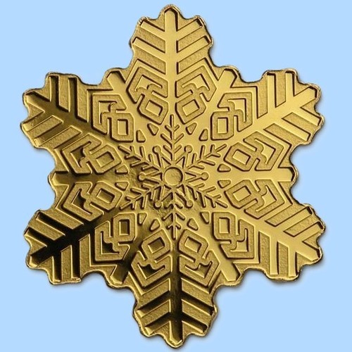 Fiocco neve oro - di,