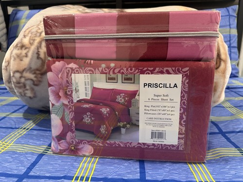 Set lenzuola king priscilla - king,