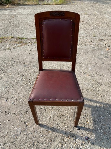 Sedia deco 1930 mogano - sedia,
