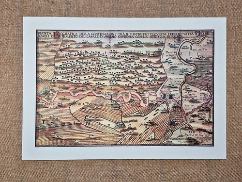 Pianta del casale - casale, di